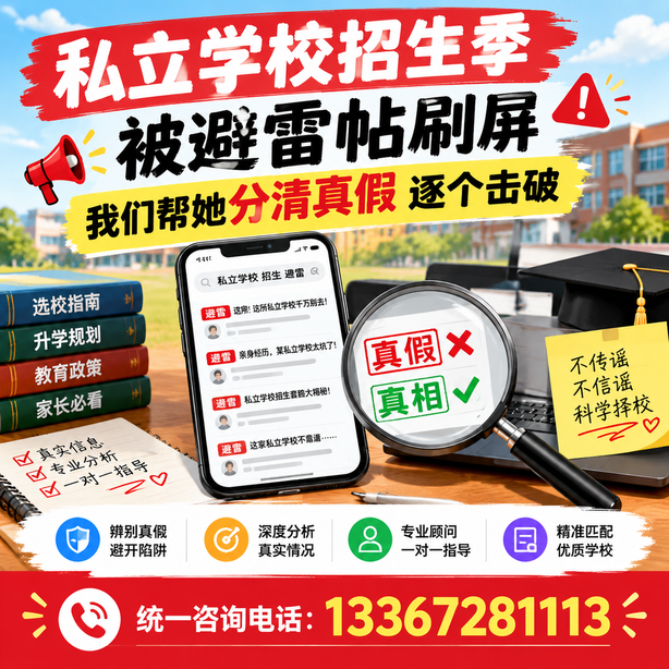 绥化小红书舆情合规处置：私立学校招生季被避雷帖刷屏，我们帮她分清真假逐个击破
